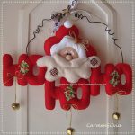 Новогоднее украшение на дверь