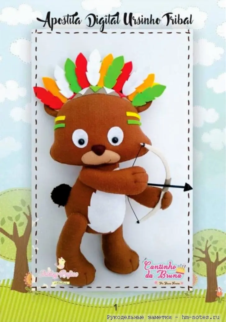 Мишка индеец