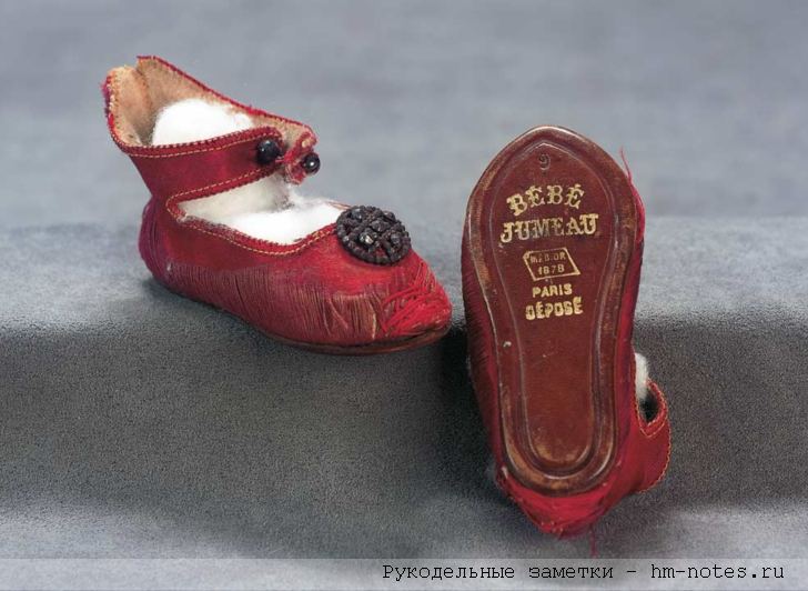 ретро обувь для куклы