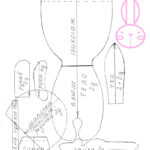 выкройка кукла с ушами