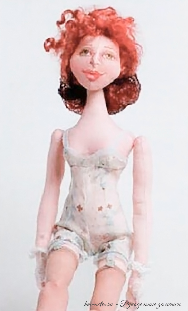 выкройка куклы с реалистичной фигурой и бюстом