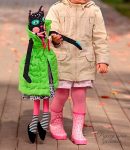 Выкройка большой текстильной кошки