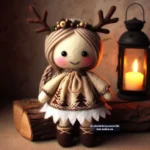 Идеи и выкройки небольших кукол из фетра