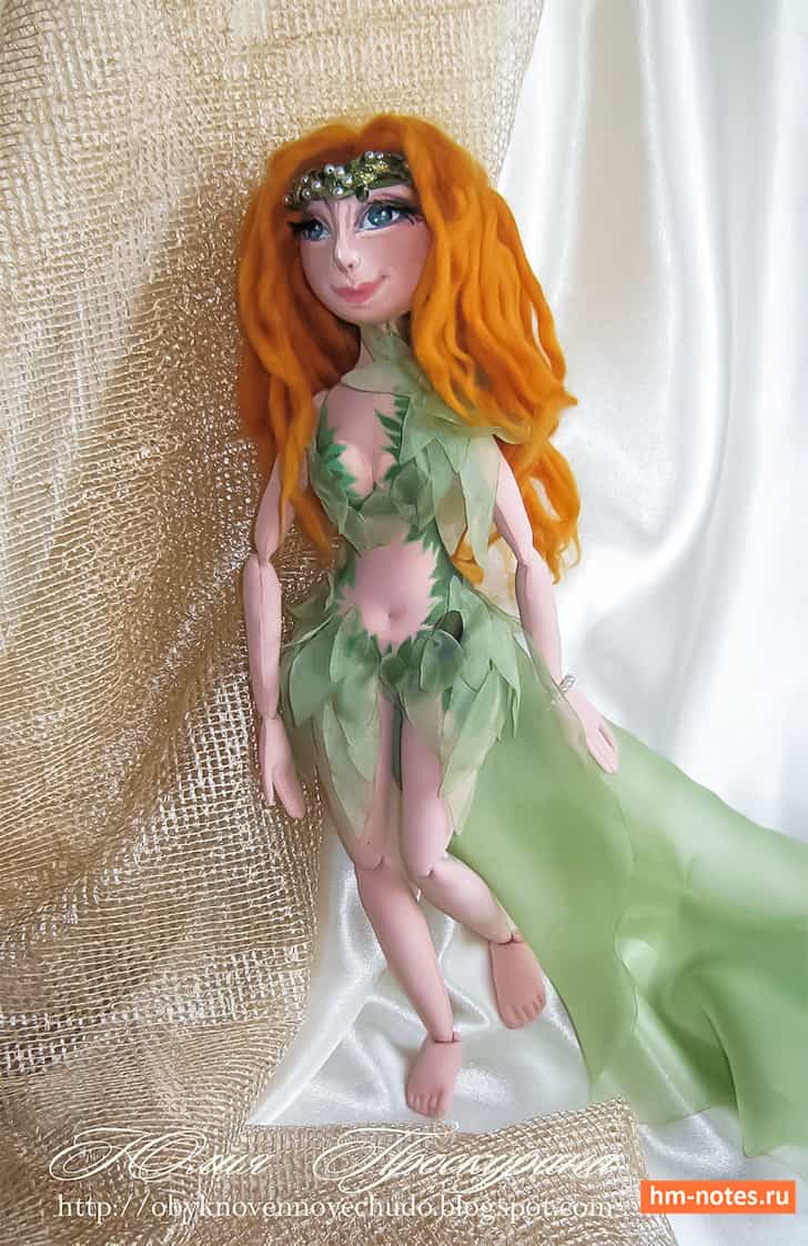 Выкройка нимфы лесного озера