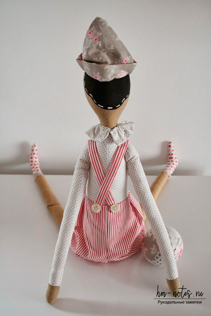 выкройка куклы Пиноккио