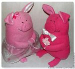 Мягкая игрушка Хрюшка - выкройка + МК