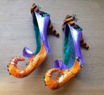 Башмаки из папье-маше для костюмированной вечеринки