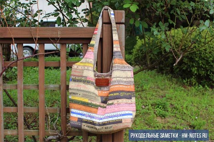 Хобо сумка-майка - выкройка