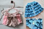 Шьем красивые шорты и юбку с воланами для девочки
