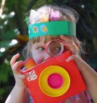 Фотоаппарат для малышей из картона своими руками