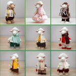 Овечки, коза и барашек - мастер-класс и выкройки с одеждой