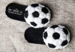 Домашние тапочки для футбольного фаната своими руками