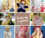9 выкроек для изготовления куклы младенца из ткани