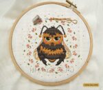 Схема вышивки Мохнатый шмель