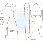 Выкройка текстильной куклы Пиноккио