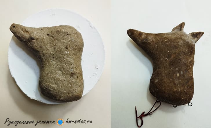 Как из папье-маше слепить лису воровку и гуся лапчатого 1