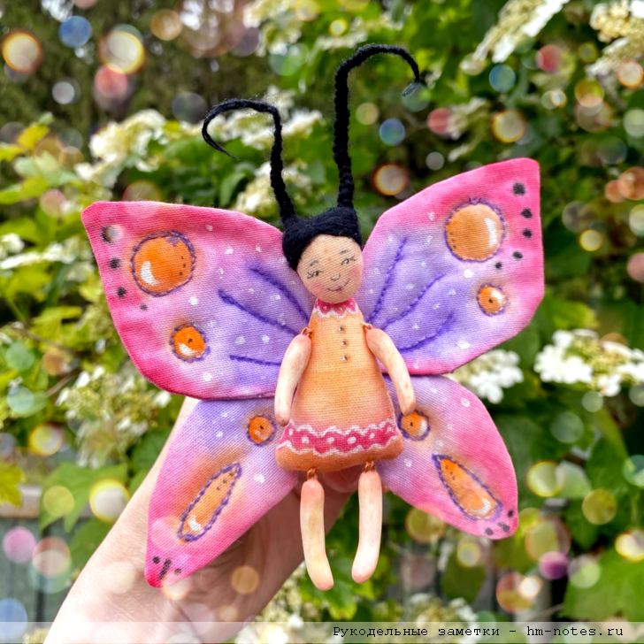 кукла бабочка выкройка и мк