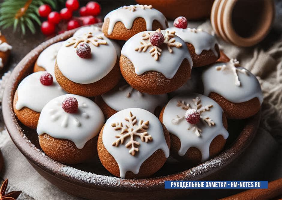 Уральские медовые пряники с горчицей