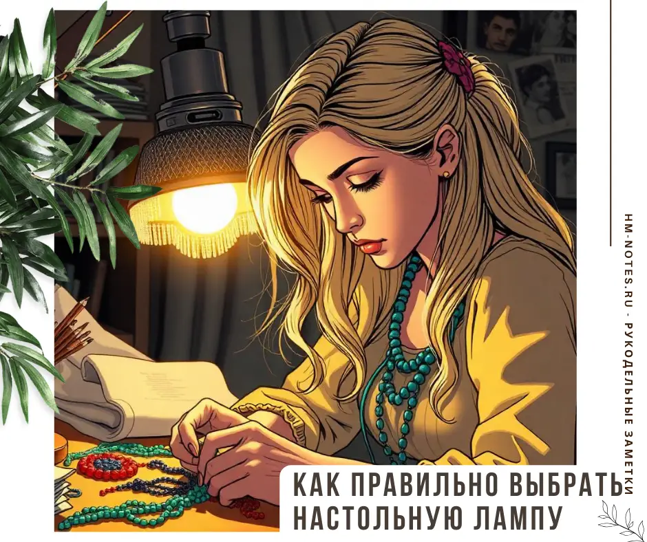 Как правильно выбрать настольную лампу для рукоделия и учёбы