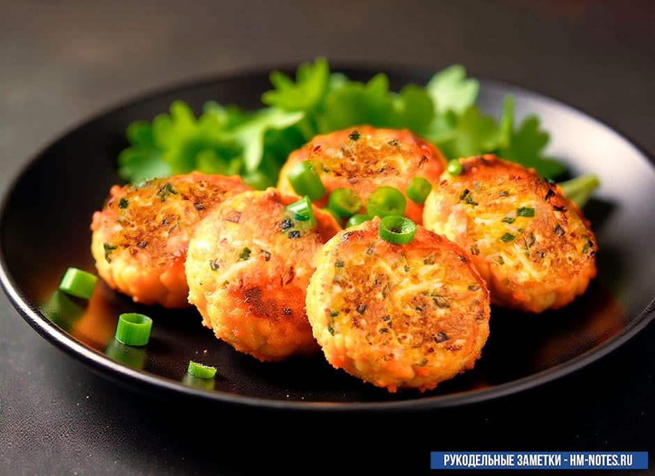 Скорые пирожки с яйцом, сыром и зелёным луком