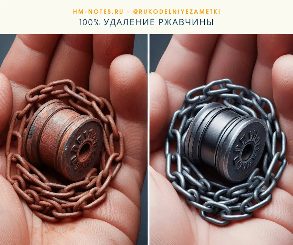 Как очистить металл от ржавчины: безопасный способ для дома